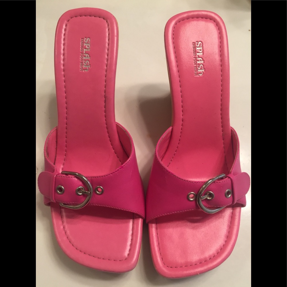 Wedge Heels (Pink)
